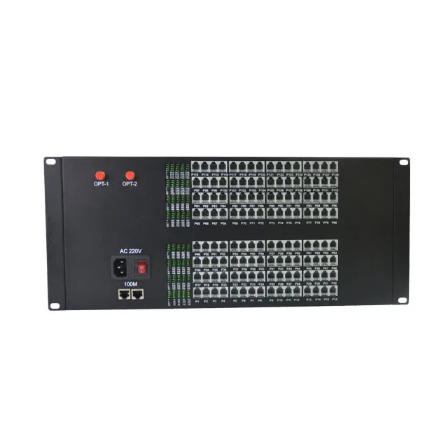 

128CH Telephone Single Fiber Optic Equipment FXS/FXO to Fiber 1310/1550nm 20km FC/SC