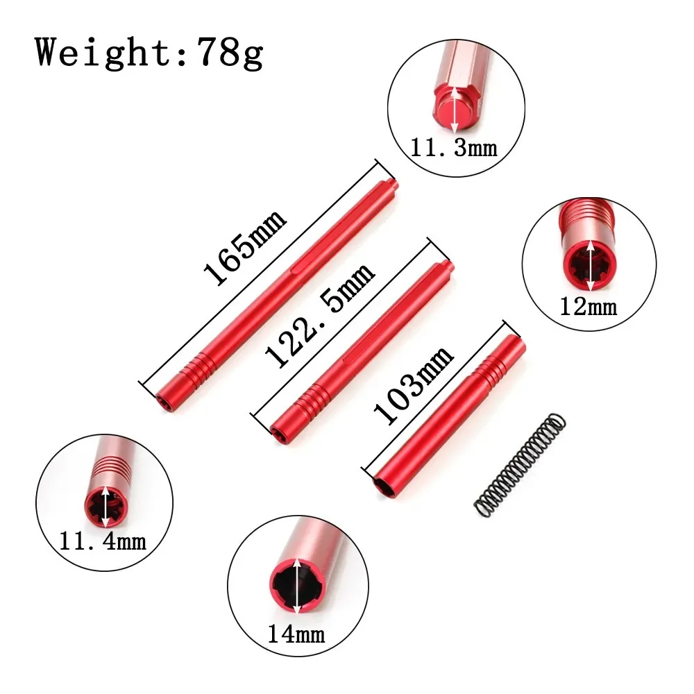 Mittelschieber-Antriebswelle für ARRMA 1/10 SENTON GRANITE BIG ROCK OUTCAST VORTEKS 1/8 TYPHON VENDETTA INFRACTION Upgrade-Teile
