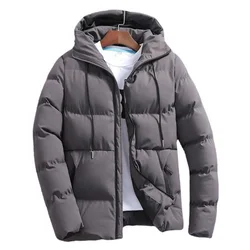 2022 Men's New Thickened Cotton Clothes Loose Casual Cotton Coat Winter Trend All-match Handsome and Warm Cotton Clothes