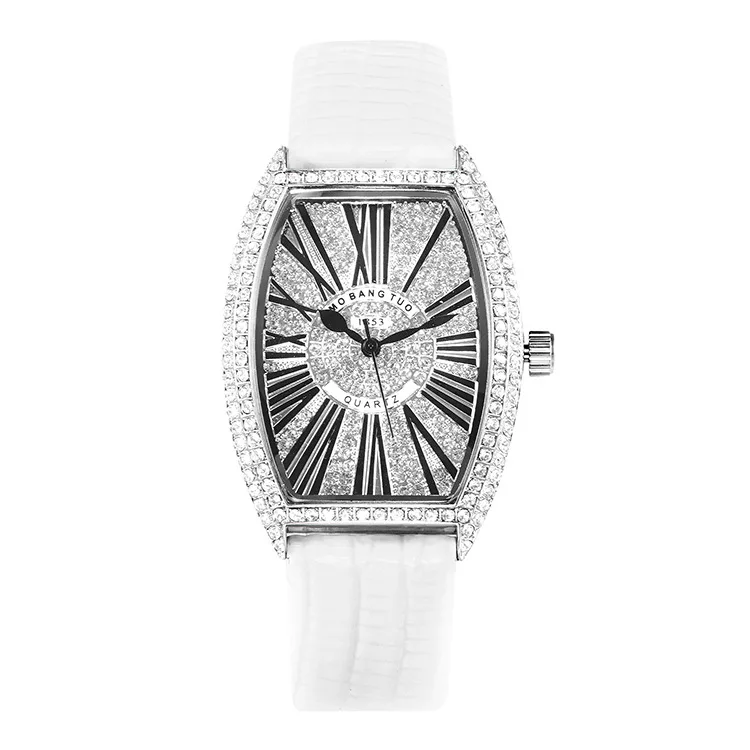 ساعة عصرية نسائية على شكل تونيو، هيكل فضي، ساعة كوارتز رومانية، ساعة يد نسائية عصرية، إكسسوار نسائي. #4