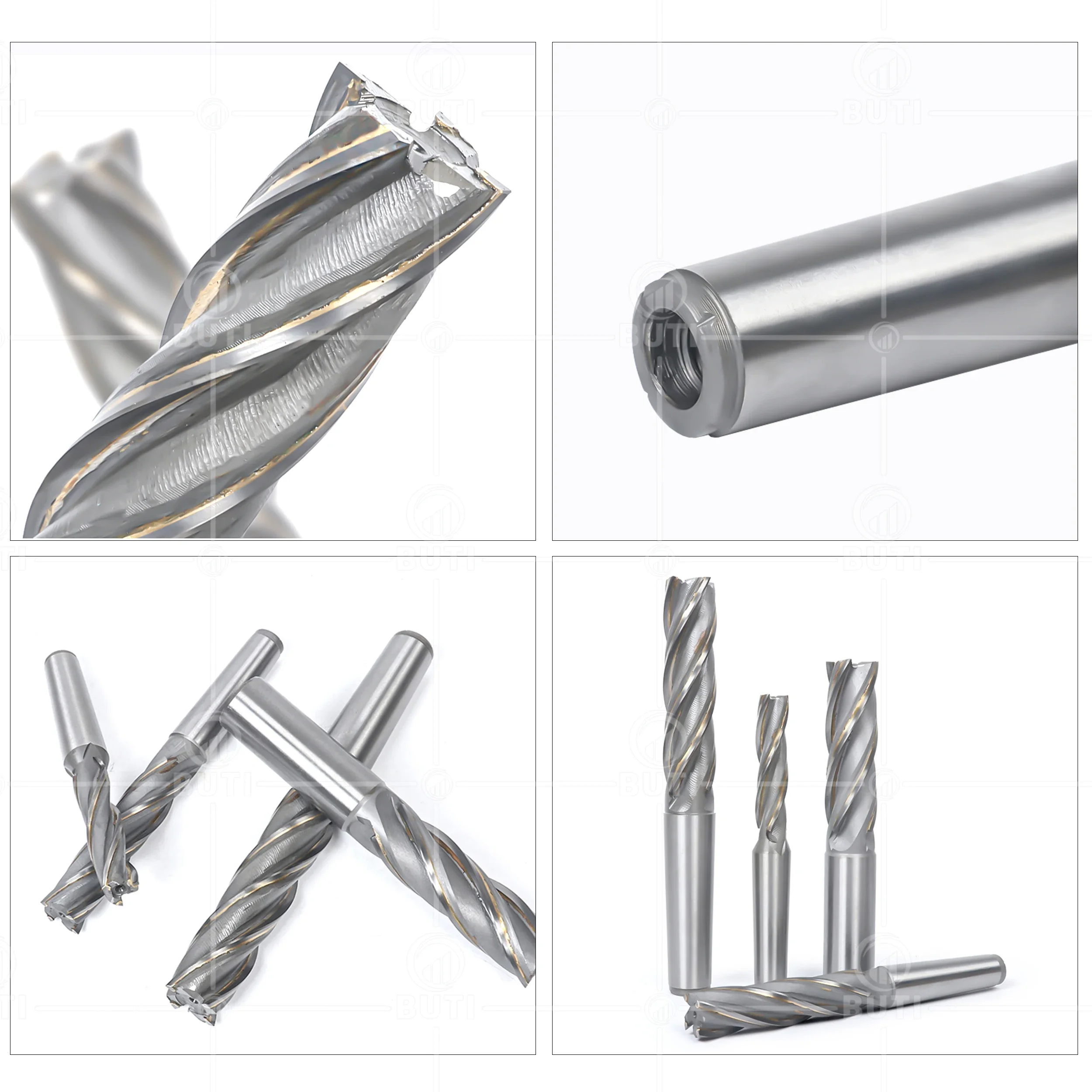 DESKAR 100% Original CNC Lathe Tools BK10 BK30 12x26x87-F3-M12 Inlaid Alloy Embedded Straight Shank Spiral Milling Cutter Part image 3