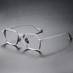 New Myopia Glasses Metal Frame Anti Blue Light Computer Glasses -1.0 -1.5 -2.5 Finished Myopia Glasses for Men AC Lenses