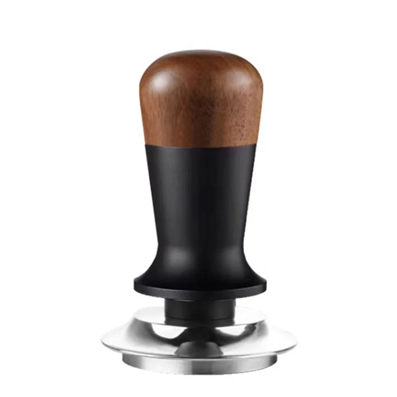 A66Z Coffee Distributor Leveler Tool Espresso Tamper Constant Force Impact Threaded Coffee Tamper