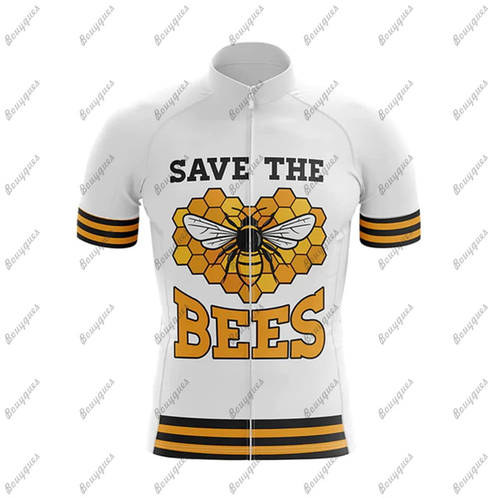 Bee Amazing Men Cycling Jersey MTB Maillot Bike Shirt Downhill Jersey High Quality Pro Team Tricota Mountain Bicycle Clothing