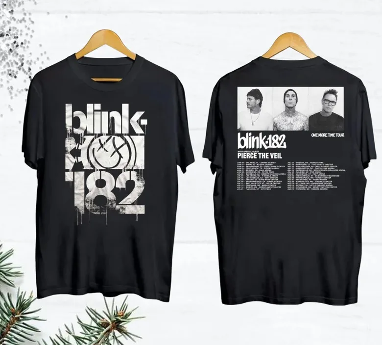 

Винтажная рубашка Blink 182 One More 2024 Tour, Blink 182 Band Fan Gift