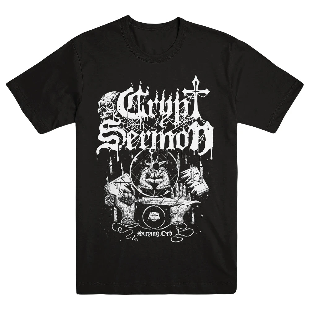 Thunder CRYPT SERMON Band T-Shirt Cotton Graphic Tee Men Women Summer Streetwear