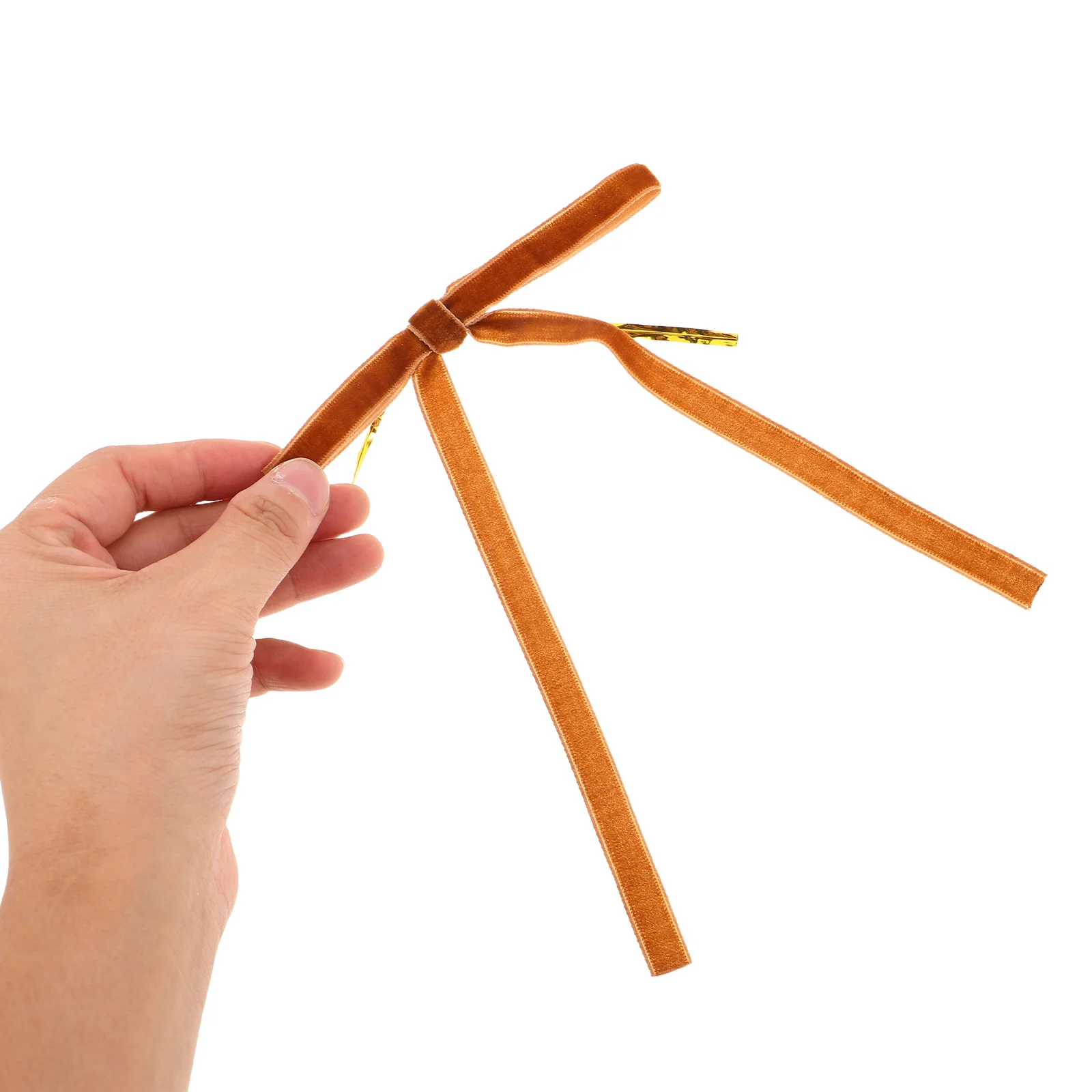 

24Pcs Reusable Flocking Bows for Xmas Tree Decor Wired Bowknots for Garland Wreath Holiday Party Supplies Christmas Tree Bow