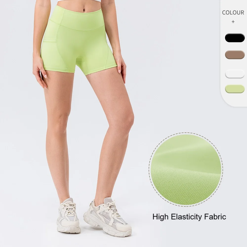شورت اليوغا النسائي شورت الجري الضيق عالي الخصر شورت رياضي للياقة البدنية مناسب لفستان التنس وما إلى ذلك 42456