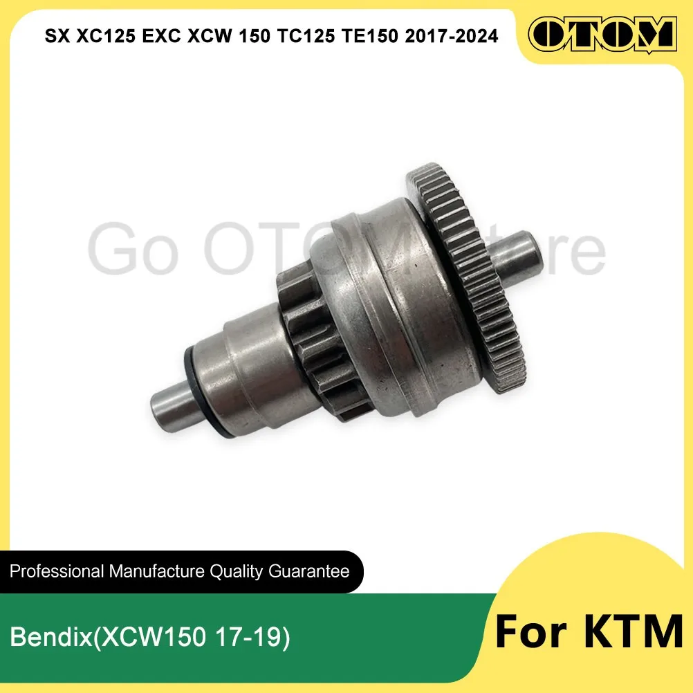 Otom 2017-2024 unidade de arranque de motocicleta bendix 14t 63t motor de partida de engrenagem para ktm husqvarna sx xc tc 125 xcw exc te 150 motocross