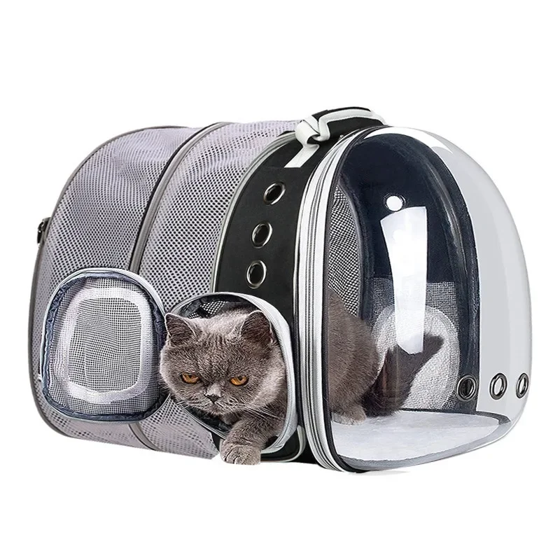 Cat backpack carrier, easy to go out can expand small dog bag