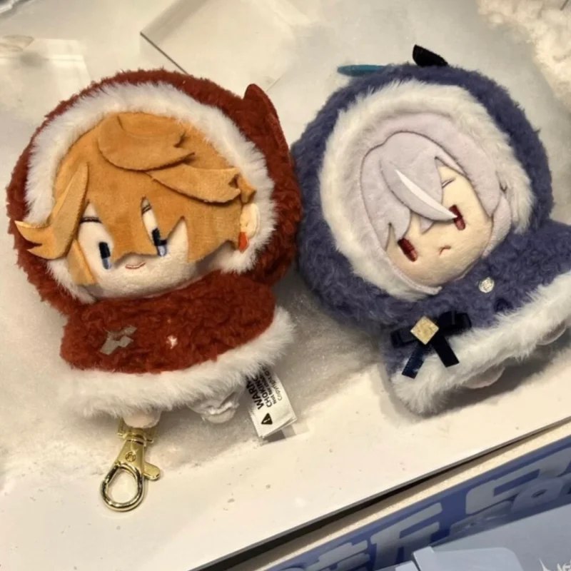 

New Genshin Impact Plush-Like Texture Keychain Snow Play Series Soft Stuffed Toy Backpack Bag Hanging Decor Collection Toys