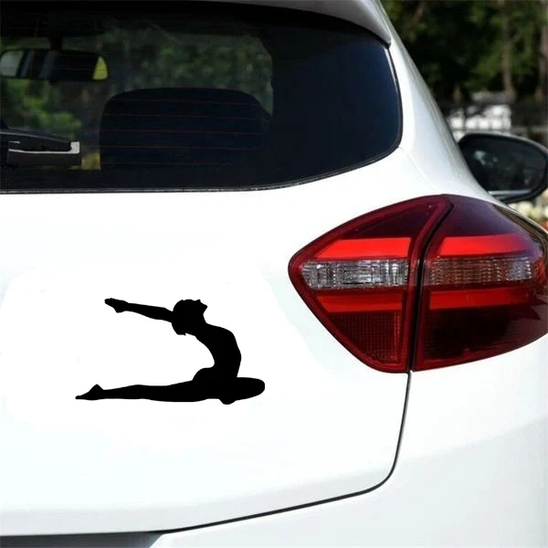 Hot sales in Europe and the United States, fitness yoga exercise, car stickers, car sexy beauty reflective stickers