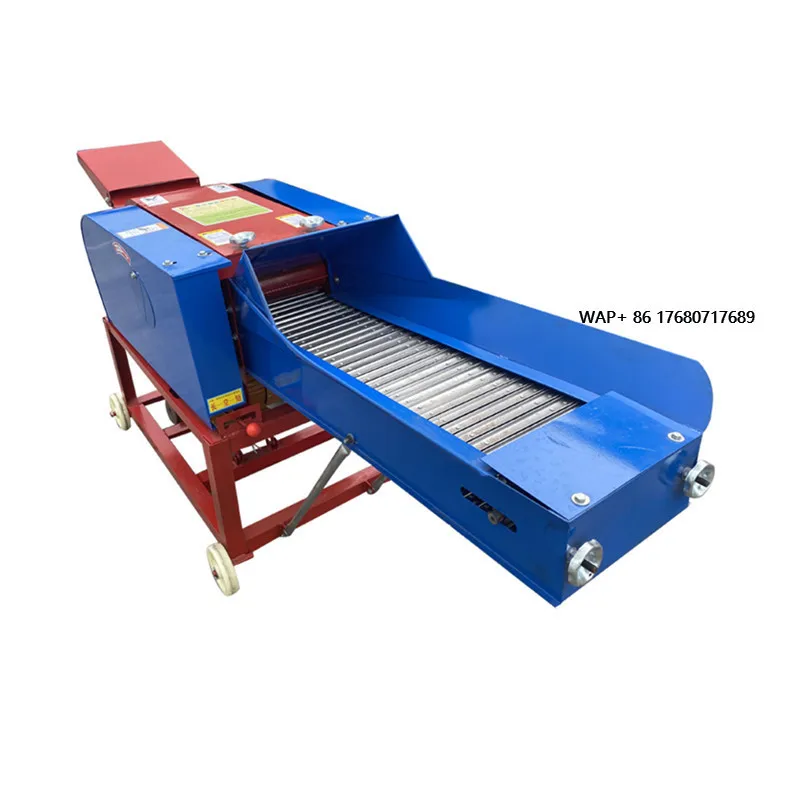 

2.5-6.8 T Automatic Feeding Forage Chopper Machine Steel Material New Condition Corn Straw Cutting and Kneading