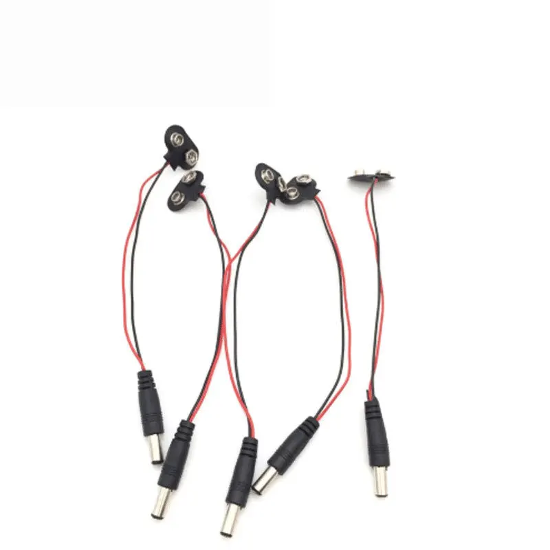 UNO 2560 DUE dc3.5 암 헤드 전원 어댑터와 호환되는 9V 배터리 버클