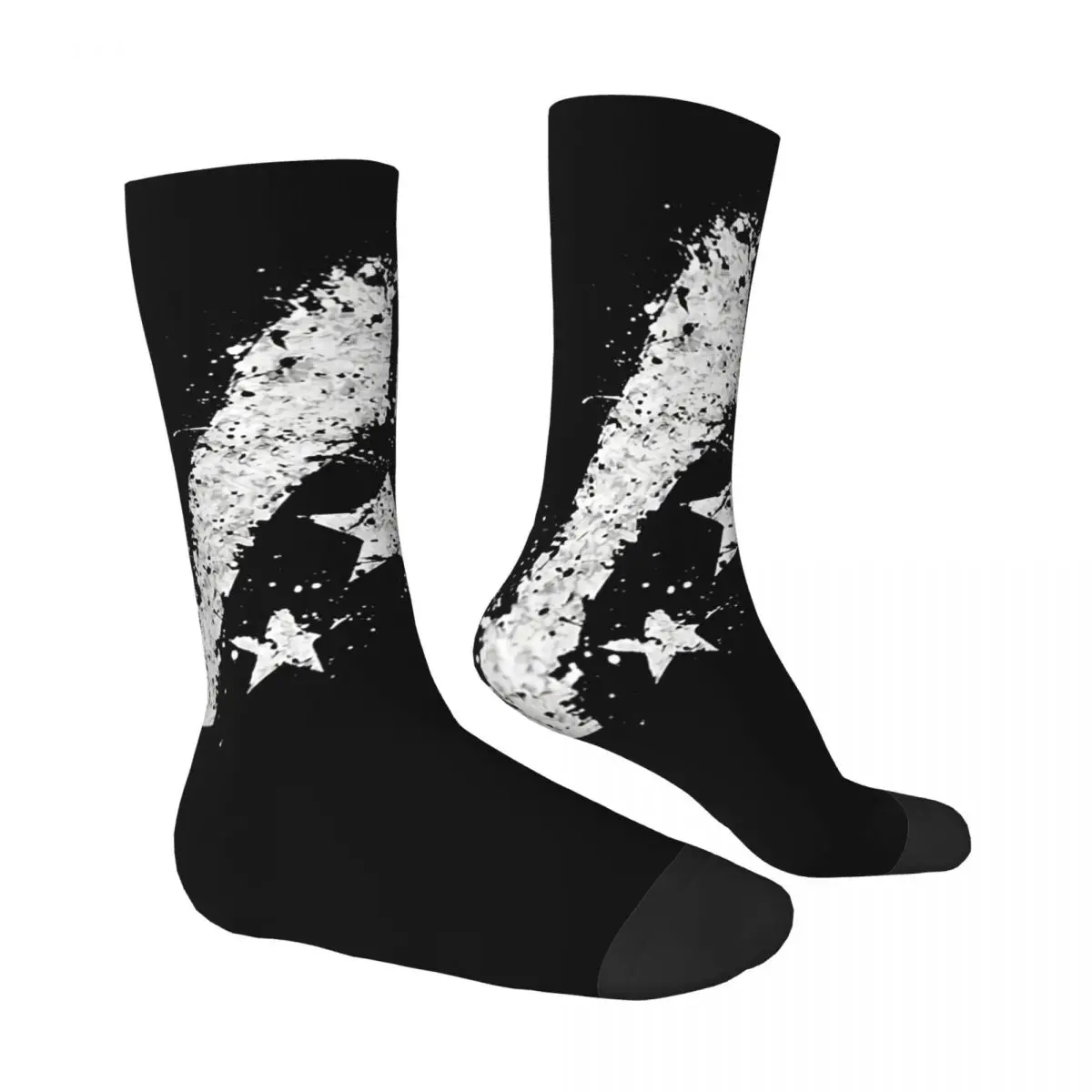 Funny Crazy Sock for Men Alliance Many Lands Hip Hop Harajuku Mass Effect Game Pattern Printed Boys Crew Sock Casual Gift