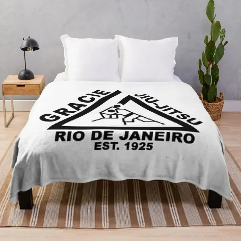 

GRACIE JIU JITSU Throw Blanket All Season Soft Lightweight Blanket for Home