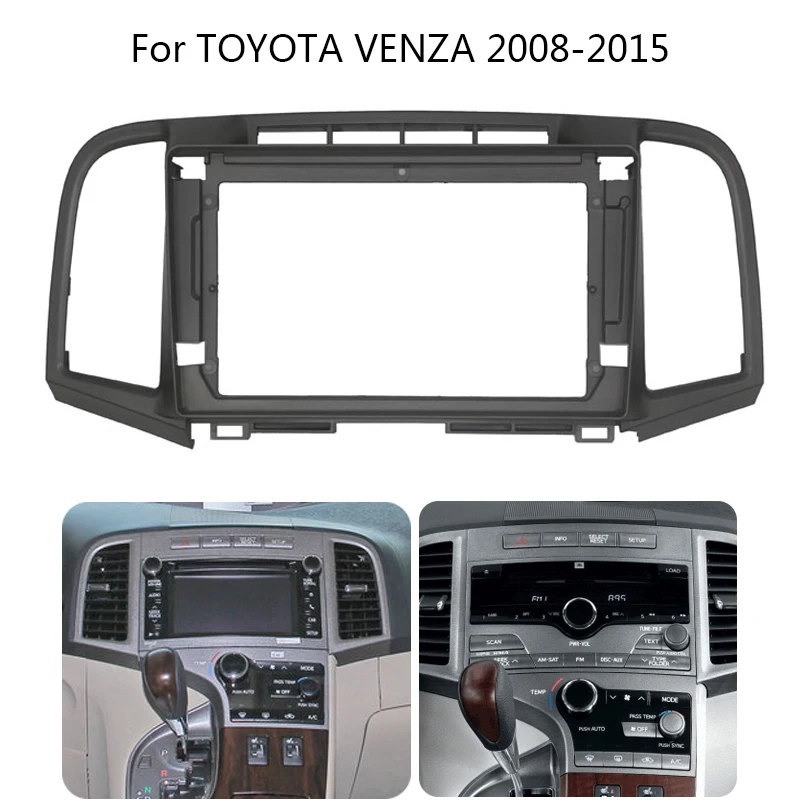 9 Inch Car Radio Frame Kit For TOYOTA VENZA 2008-2015 Auto Stereo Panel Dash CD Trim Installation Fascia Center Control Holder