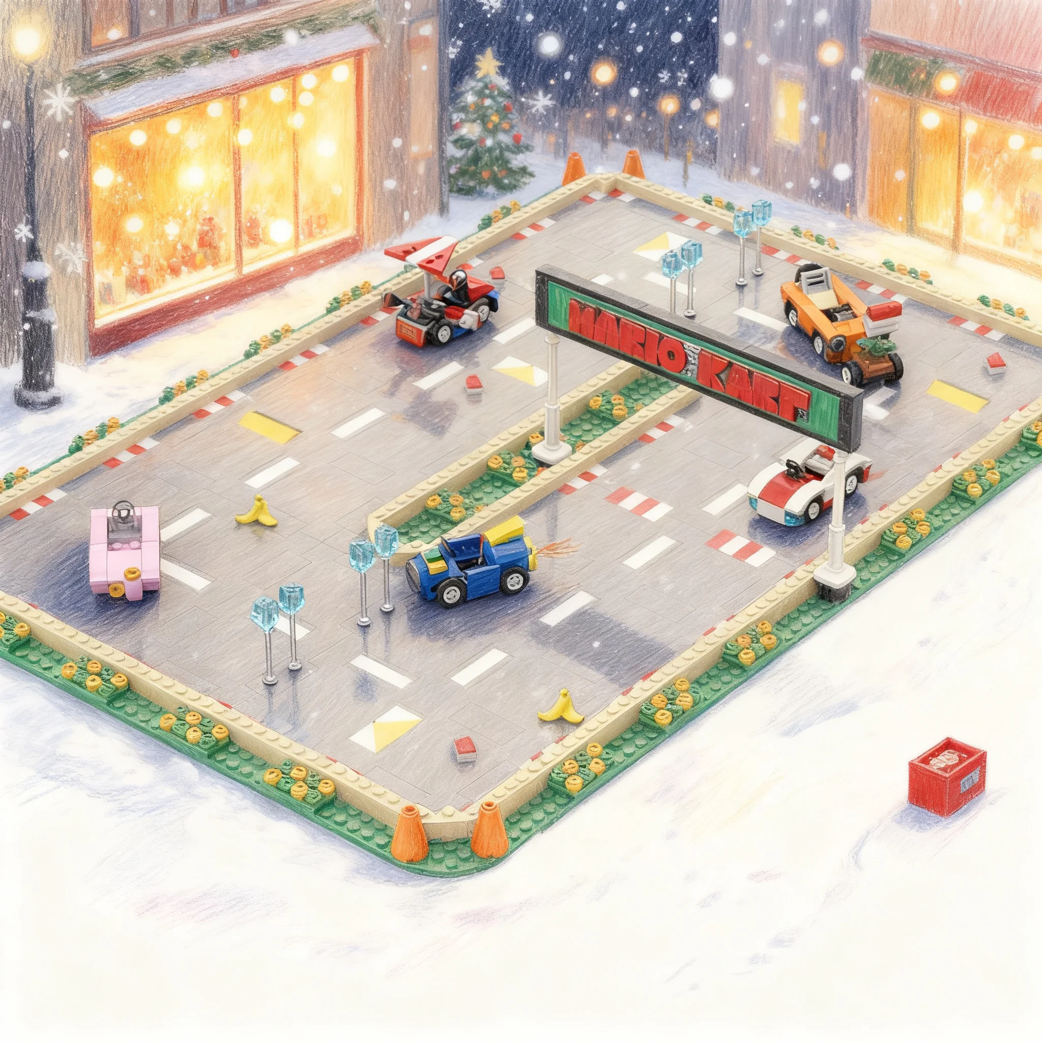 896 pezzi MOC MINI Kart di Mar - Building Block Mini recensione e prezzo