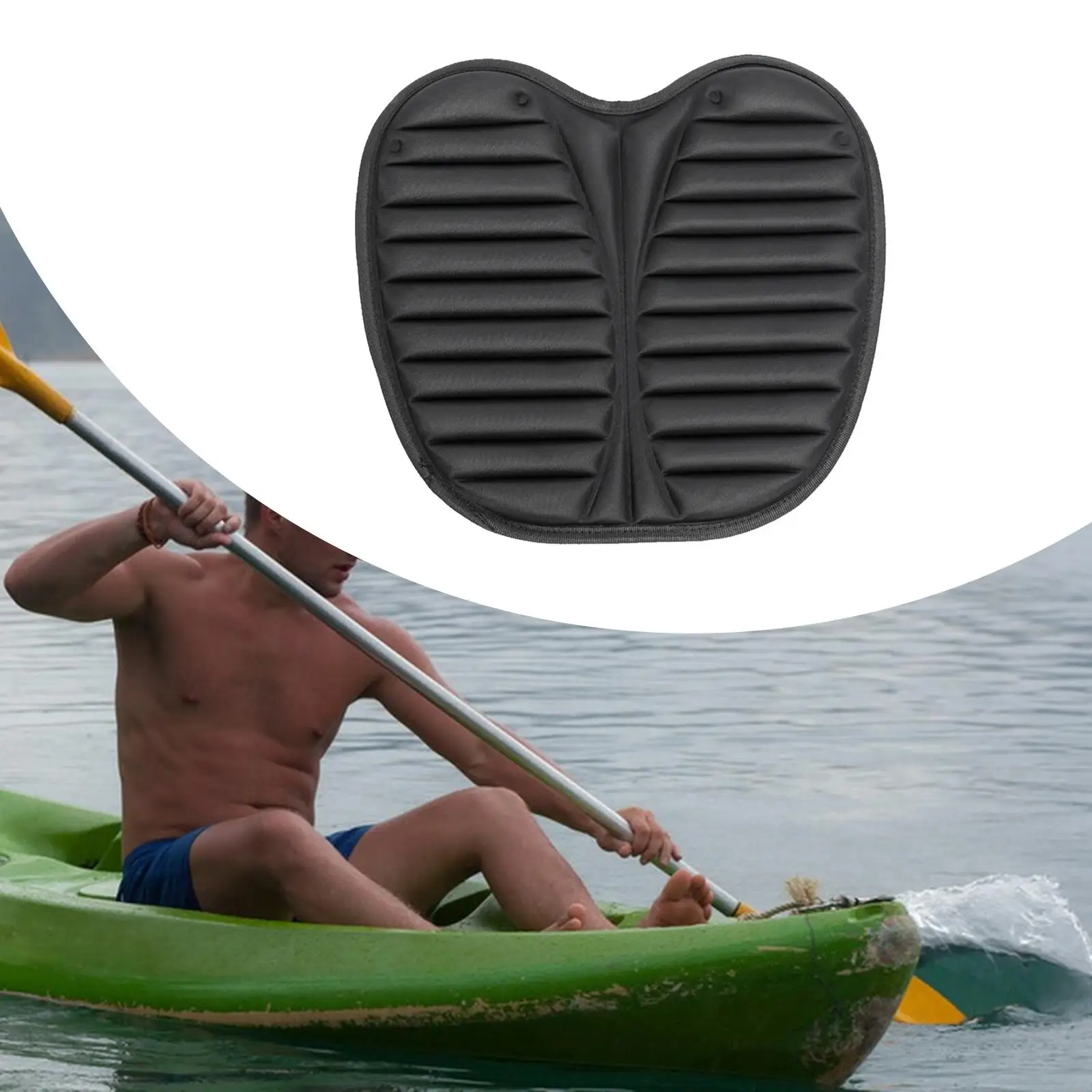 

Kayak Seat Mat Anti Slip Soft Comfortable Cushioning Boat Accessories Kayak Pad for Camping Picnic Fishing Boat Drifting Beach
