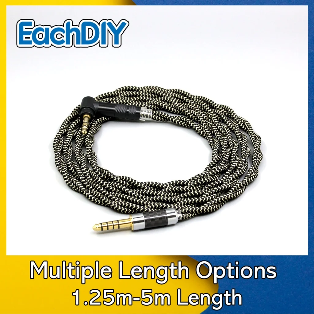 

2 Core 2.8mm Litz OFC Earphone Shield Braided Sleeve Cable For Fostex T50RP Mk3 T40RP T20RP Mk2 Dekoni Audio Headphone 8493
