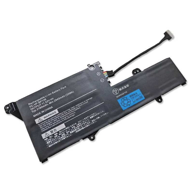 Nobi neue batterie original PC-VP-BP126 3 icp4/43/110 laptop akku für nec laptop 11,52 v 33wh batterien + tools