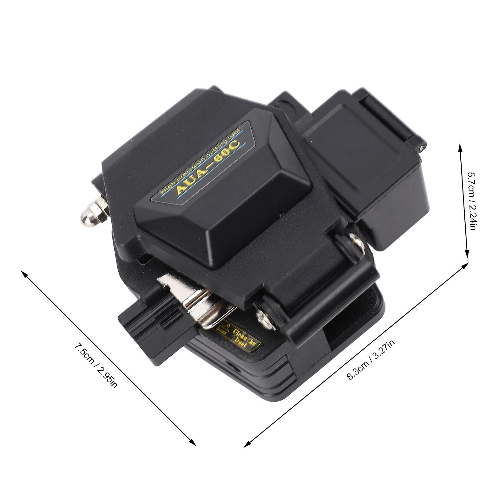 Optical Fiber Cleaver High Precise Automatic Tool Return Hot Melt Cold Welding Fiber Optic Cleaver with 3 in 1 Fixture
