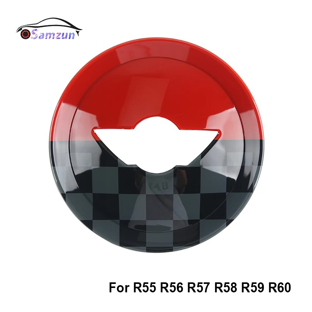 For Mini Cooper R56 R55 R60 Countryman R57 R58 Steering Wheel Center Cover Panel Button Styling Sticker Car Interior Accessories