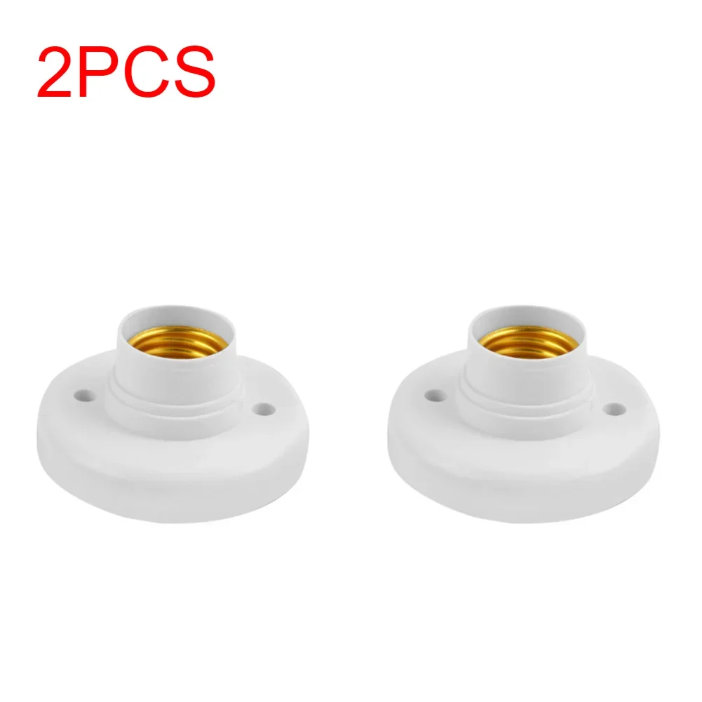 1-20 Stuks 220V E27 Schroeflamp Standaard Gloeilamp Socket Houder Adapter Basissap Socket Wit Plafond Lamp Lamp Bevestigingsbasis - afbeelding 1