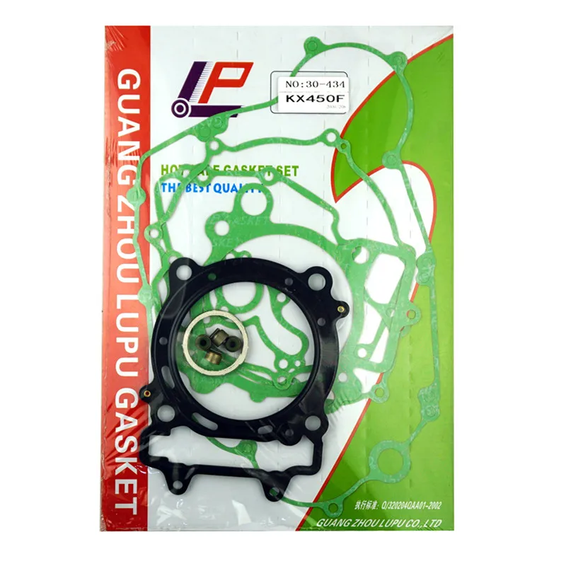 Motorcycle Complete Engines Crankcase Cover Cylinder Gasket Kits Set For Kawasaki KX450F KX450 F KXF450 2006-2008 06 07 08