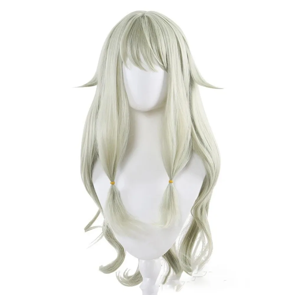 العالم الملونة خطة المرحلة ناتسومي نيني كوس شعر مستعار محاكاة فروة الرأس موجة الشعر الطويل أنيمي شخصية زي القبعات