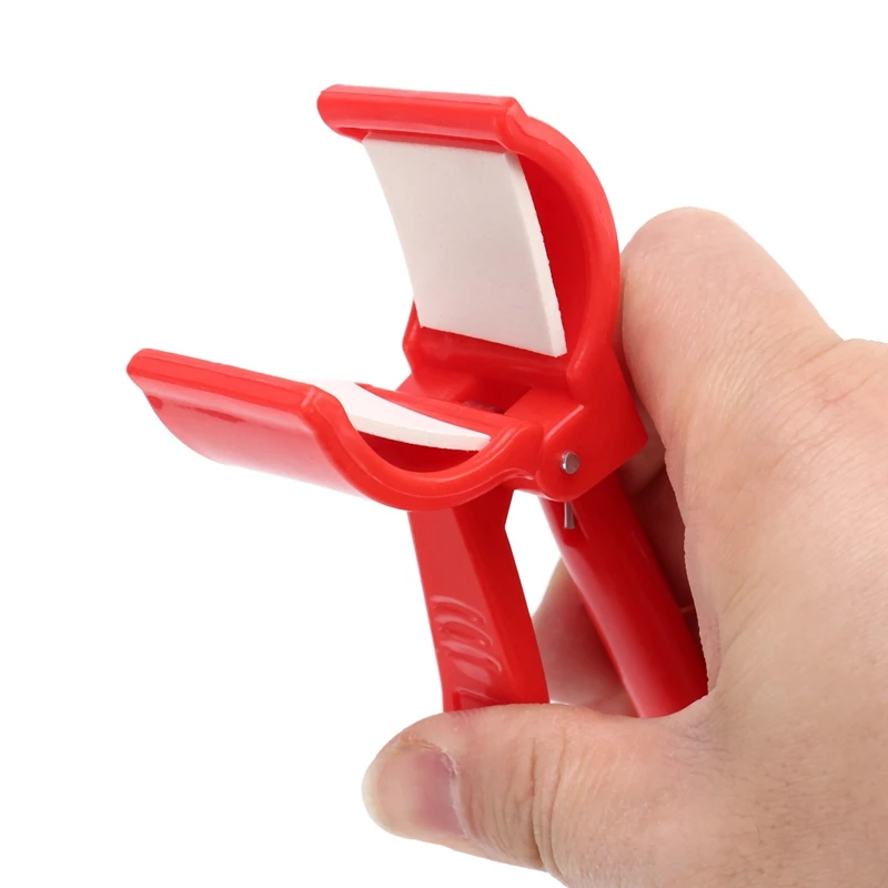 2X Merchandise Retail Sign Card Price Tag Display Holder Clip Clamp Red