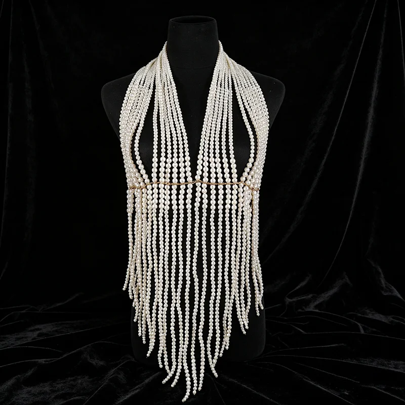 sexy-european-style-imitation-pearl-body-chain-for-party-trendy-tassel-hanging-necklace-body-jewelry-for-trendy-girls