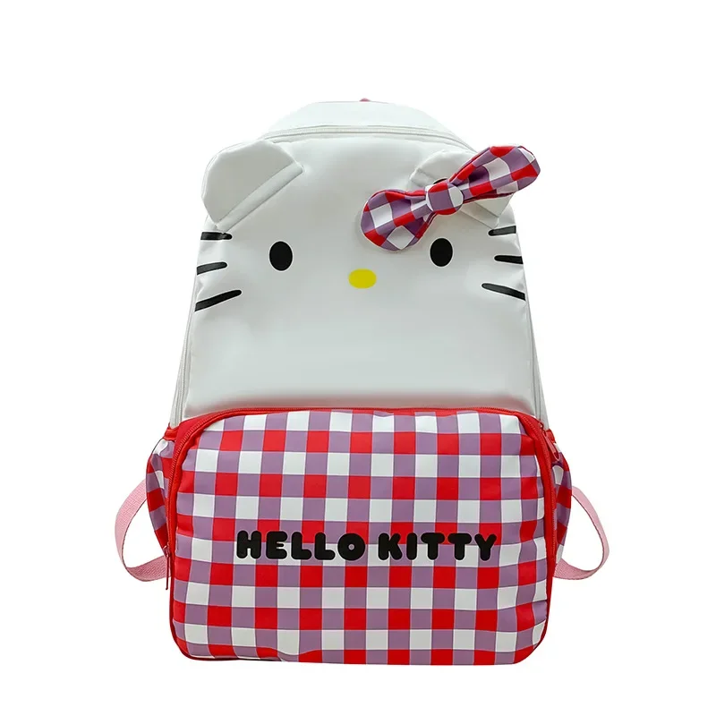 Sanrio Hello Kitty новый милый рюкзак с героями мультфильмов для девочек, повседневный рюкзак большой емкости, школьный сезон, школьная сумка для студентов