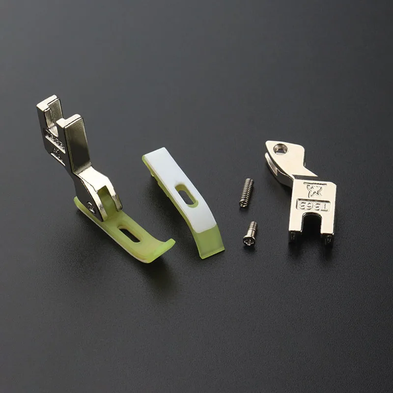 1/3 PCS T363 Plastic 0.3cm Zipper Presser Foot For Industrial Single Needle Lockstitch Sewing Machine Accessories Spare Parts