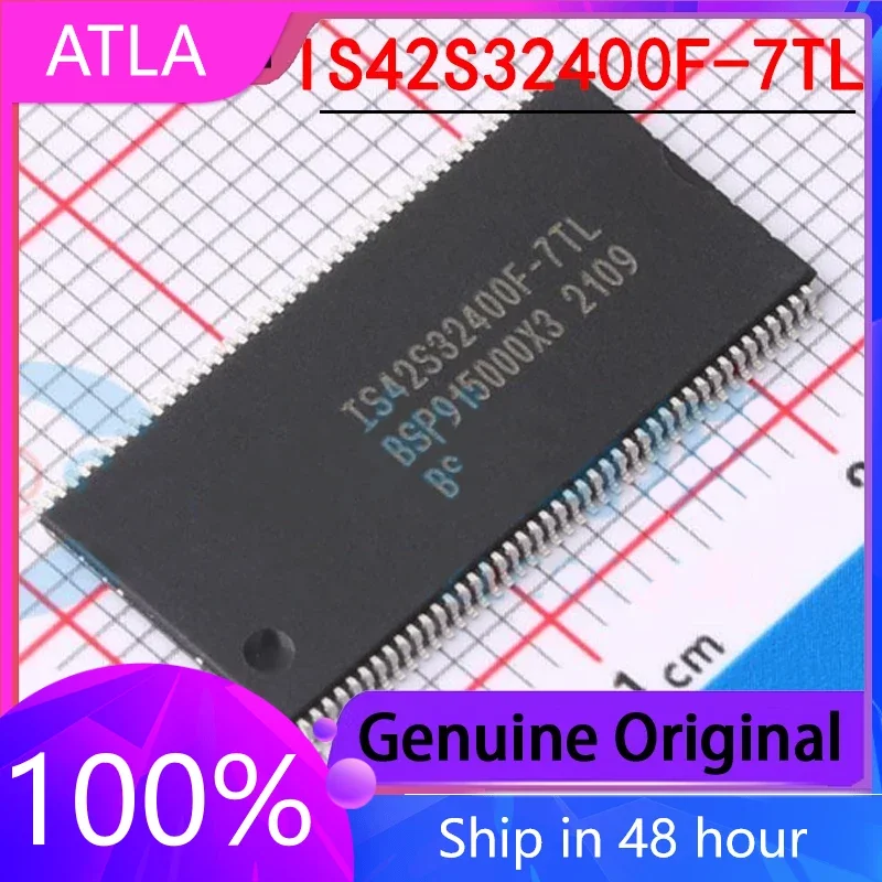 1PCS New IS42S32400F-7TL Package TSOP86 Synchronous Dynamic Random Access Memory (SDRAM)