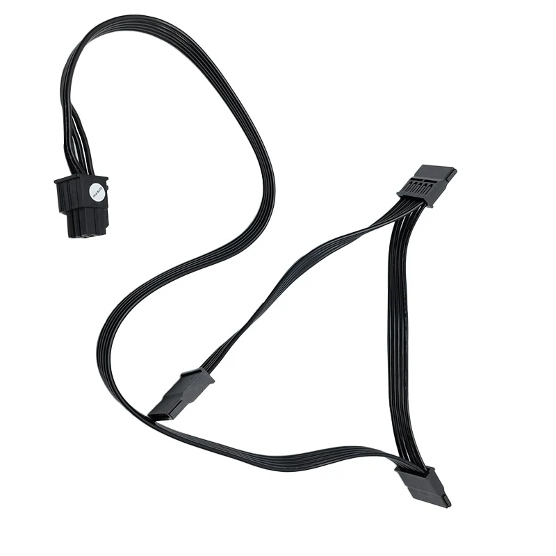 

6Pin to 3-port SATA Cable For Seasonic X-1050 1250XM P1000 X-Series KM2- X-560 X-460 Power Module