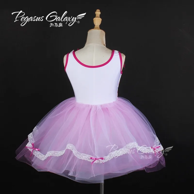 발레 댄스 복장 소녀 투투 발레 댄스 착용 여성 무대 공연 의상 레이스 가장자리 활 장식 공주님 드레스