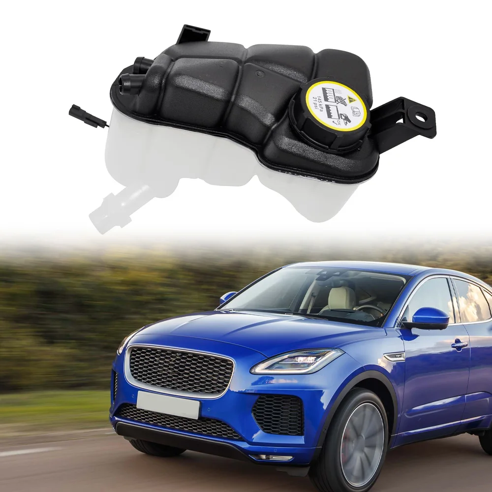 LR060349 Engine Coolant Reservoir Tank With Cap For Land Rover Discovery Sport Range Rover Evoque Jaguar E-Pace L4 2.0L