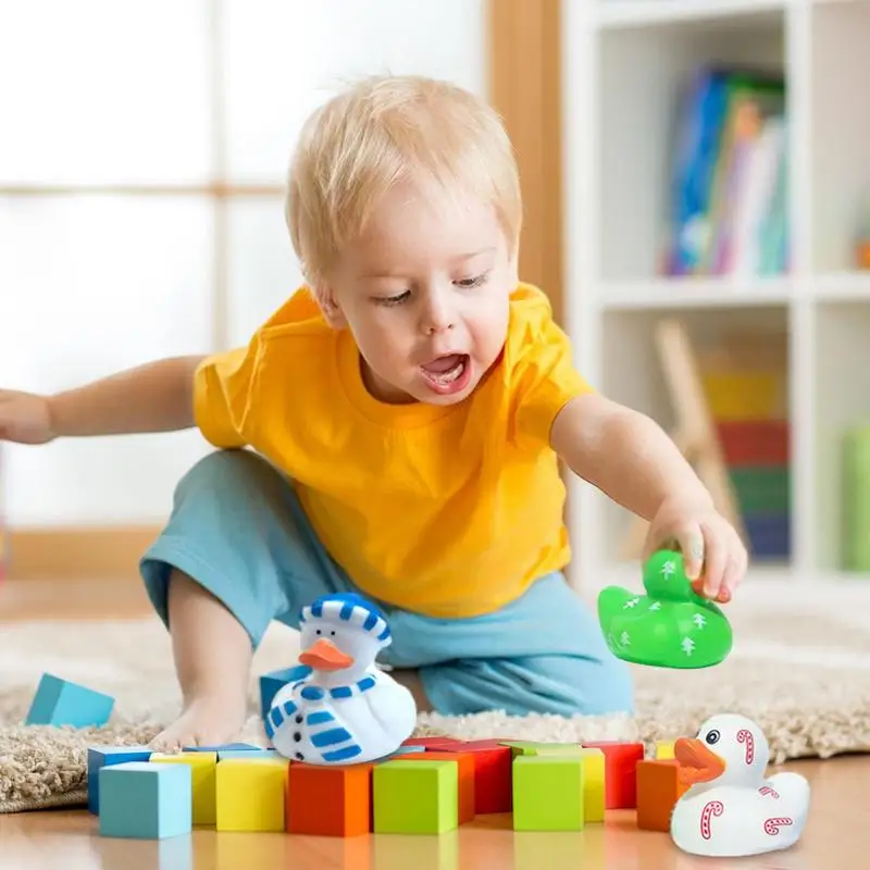 Kerst Eenden 10 Stuks Speelgoed Eend Bad Speelgoed Eend Eend Creëren Een Kerstsfeer Met Leuke Eend Speelgoed Voor Kinderen Meisjes Feest Decoratie Huis