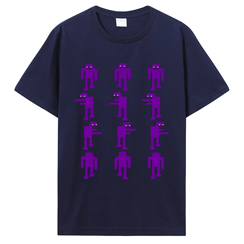 Fnaf Purple Guy Sprites T Shirt Over Size 6xl Leisure Famous Spring Formal Tee Shirt New Style Designing TShirt