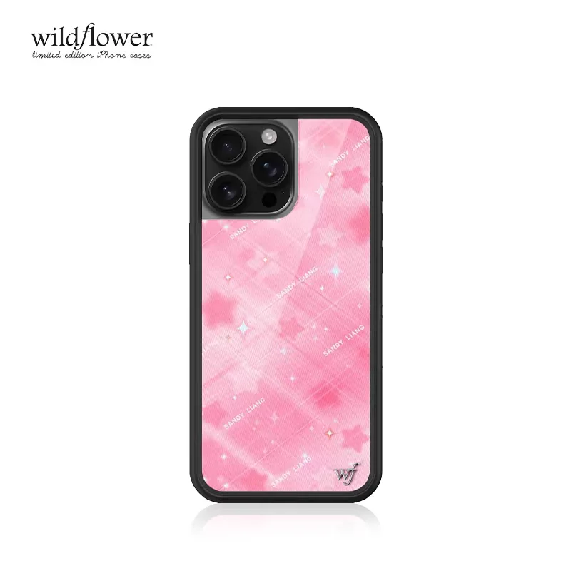حافظة لهاتف آيفون 12 13 14 15 16 17 Pro Max Plus Air 16Pro wf Pink STAR ستاردست