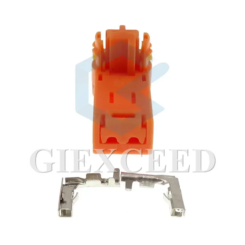 2 Sets 2 Pin SQSR-02H-1C-D Automotive Socket For Toyota Camry Corolla Crown Highlander