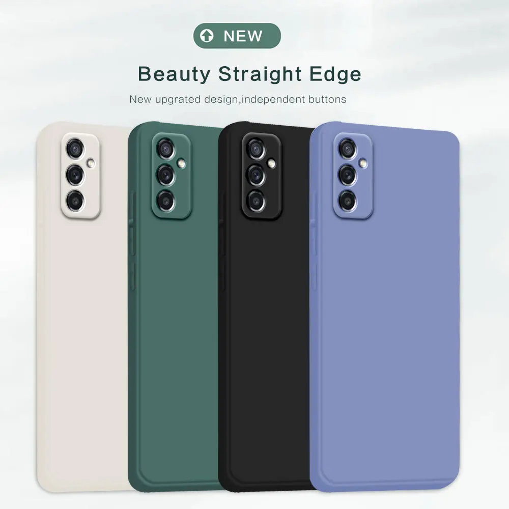 For Samsung Galaxy M54 F54 M53 M52 5G Case Funda For Samsung M53 Back Cover Color Shockproof Silicon Protective Coque Galaxy M52