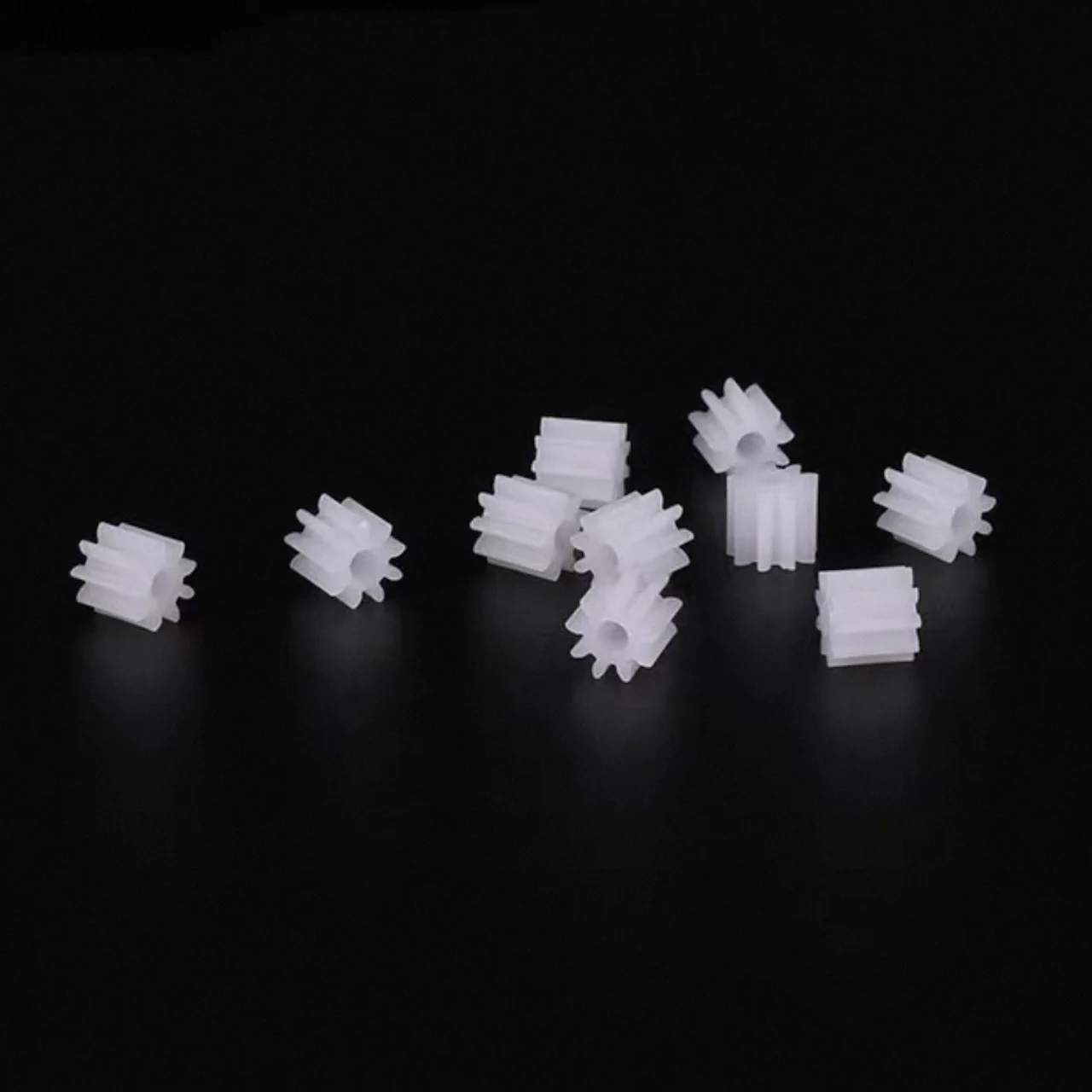 0.5M 8/9/10/11/12/13/14/15/18 Teeth DIY Motor Plastic gear 0.5/2/3MM Hole Diameter for Home Improvement