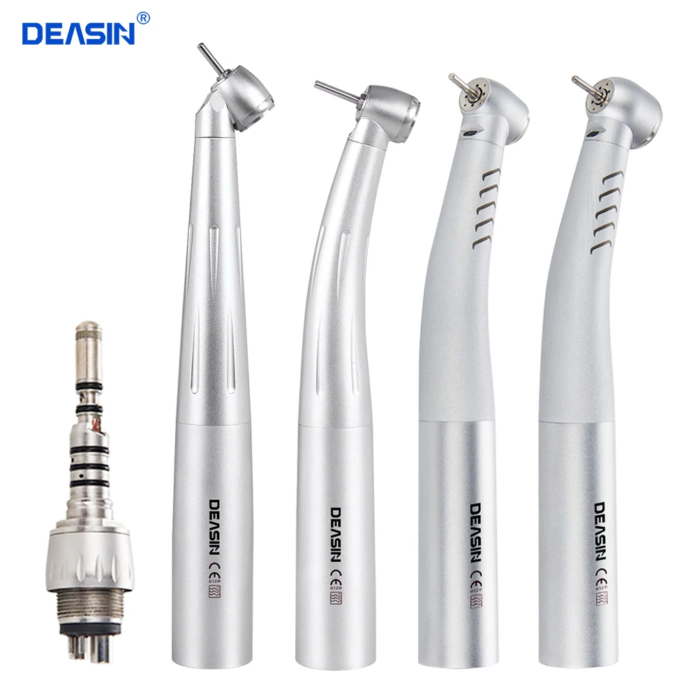 Dental high speed Hand Piece Led Light Turbine with ceramic Bearing turbina dental led Handpiece for kavo Quick Coupling