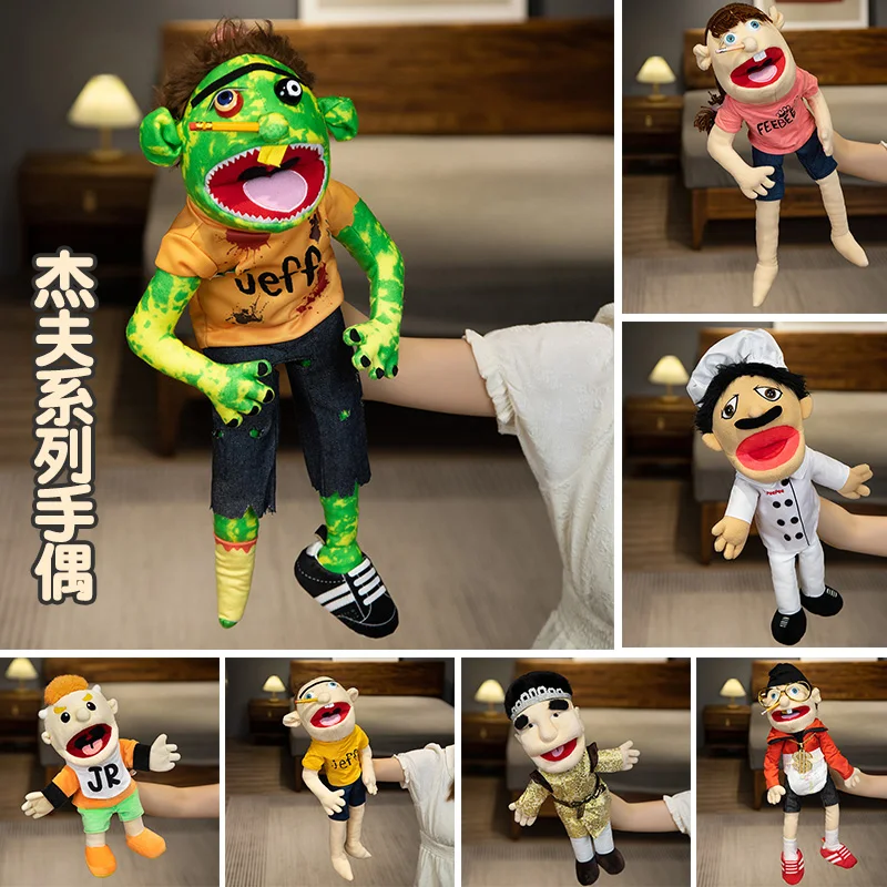 

Jeffy Hand Puppet Toy Jeffys Zombie Boy Puppet Brinquedo Kawaii Stuffed Animal Jeffy Puppet Family Real Sml Doll Birthday Gift