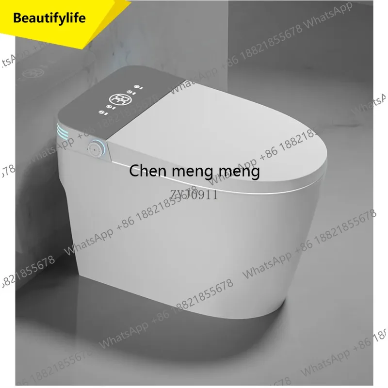 

Умный унитаз M07 с сифонным смывом, встроенным пенным затвором, закрытым сиденьем, функцией смыва, световой подсветкой и автоматическим управлением.