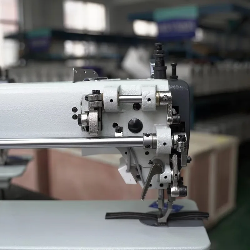 Long Arm Sewing Machine Working Range 56cm Heavy Duty Mixed Feed Lockstitch Machine HK-0303D-56