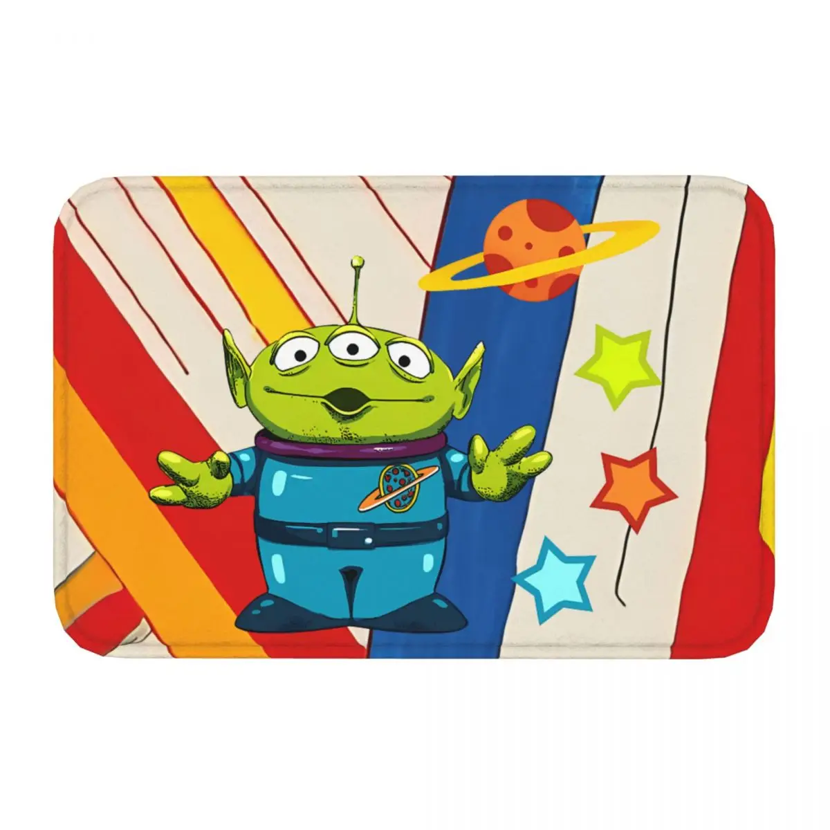 Toy Story Anti-Slip Doormat Bath Mat Little Green Man Balcony Carpet Welcome Rug Bedroom Decor