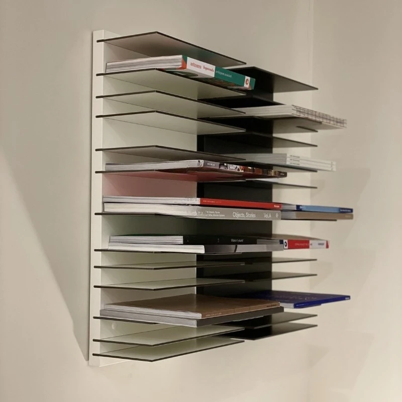 Wall-mounted invisible bookshelf Wall shelf Medieval storage shelf